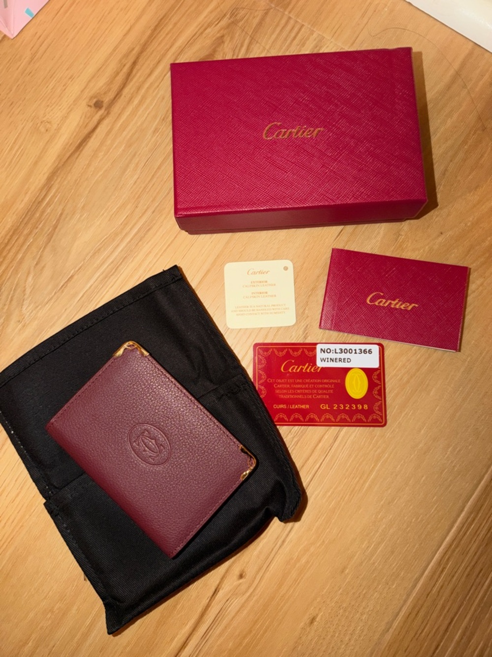 Cartier card holder